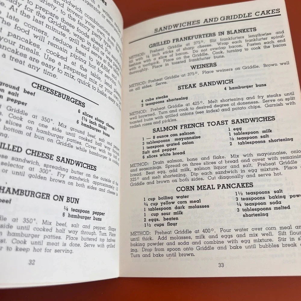 Vintage 1957 Fleetwood Control Master Recipe Book by Presto Appliances Manual